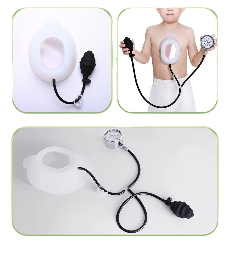 Pectus Excavatum Vacuum Correction Cup Adult Children Sternum Rib Depression Deformity Thoracic Repair Physical Orthotic Tool