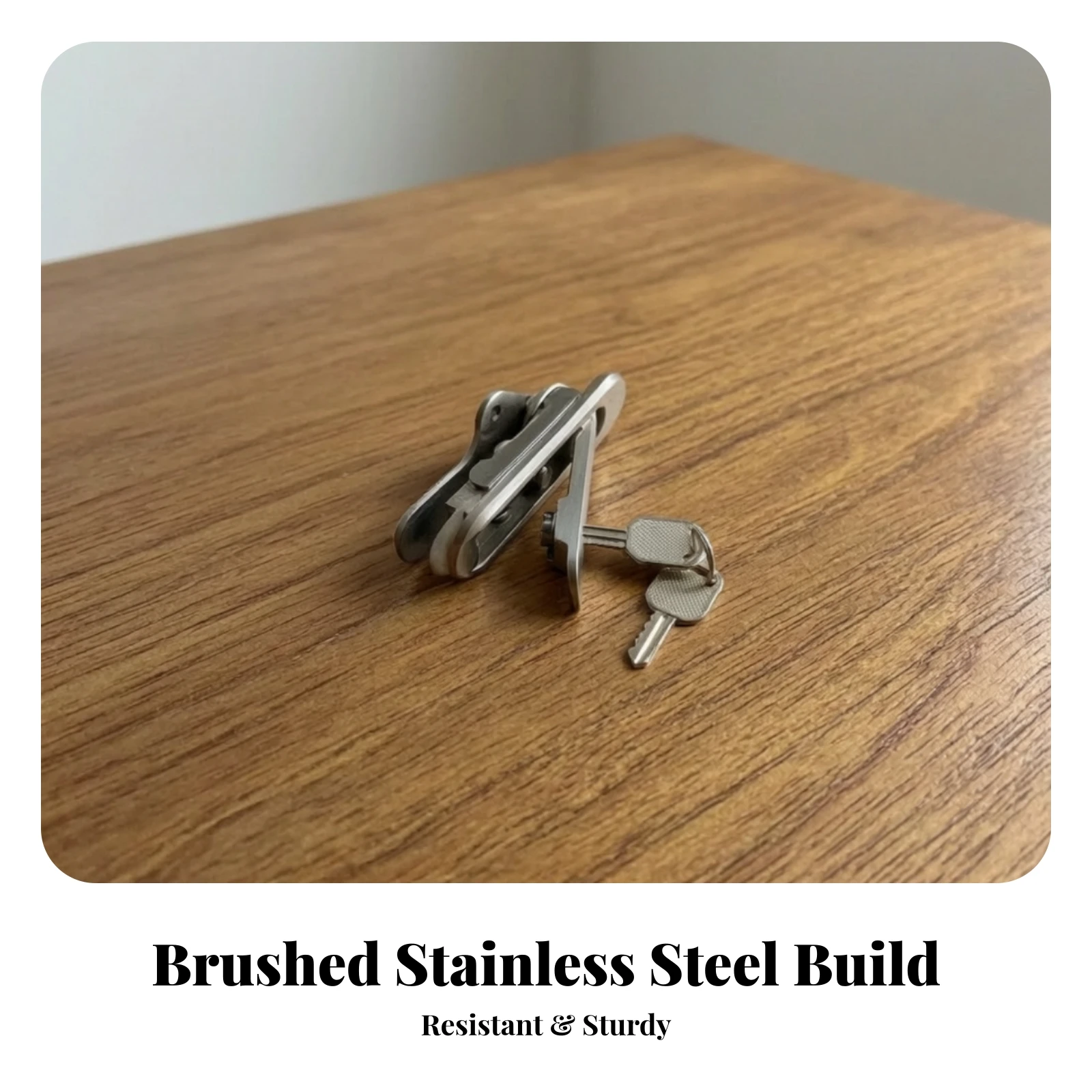 Flush Cabinet Lock Long-Lasting Flush Mount Cabinet Lock Hardware Concealed Brushed for Maintenance Technicians