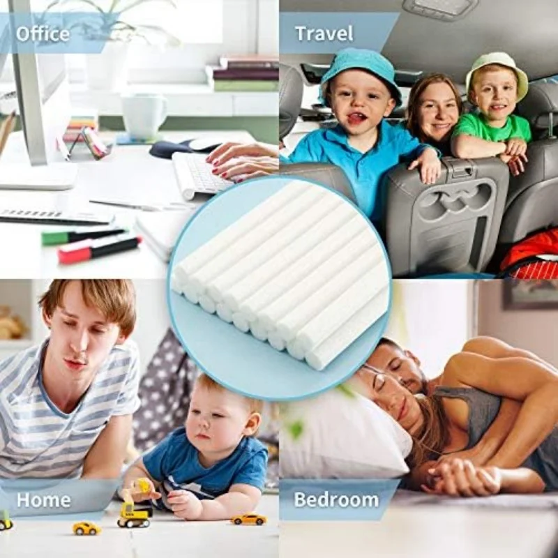 10 Pcs/Lot Humidifier Filter Cotton Refill Travel Mini Humidifier Filter Sponge Stick Car Humidifier Replacement Parts