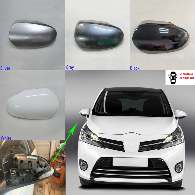 Car Accessories For Toyota Verso 2013~2016 Rearview Mirror Cover Reverse Mirror Shell Mirror Case Housing