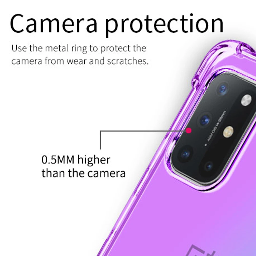 Soft Clear Case For Oneplus 9R Nord 2 Nord N200 Oneplus Nord CE 5G N100 N10 9 Pro 8 Pro 6 T 8 7T Pro 7 Pro Oneplus 8T Phone Case