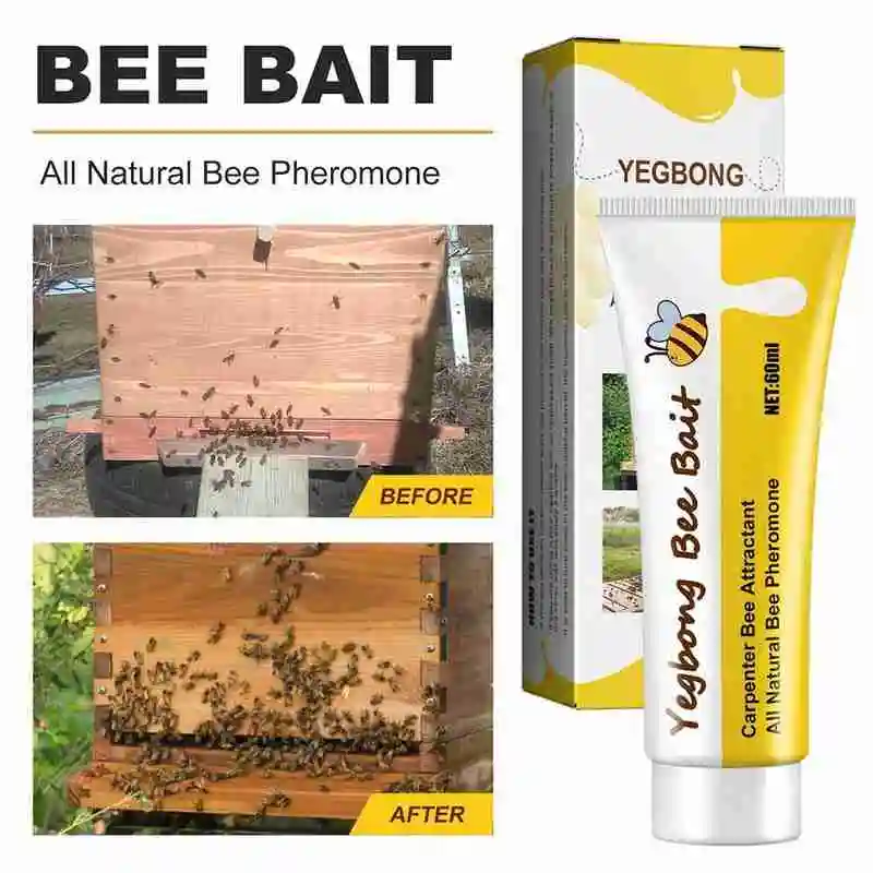 1/2/3pcs Bee Attractant Beekeeping Tool Outdoor Wild Bees Catcher Catching Bee Hive Swarm Liquid Useful Practical for Beekeeper