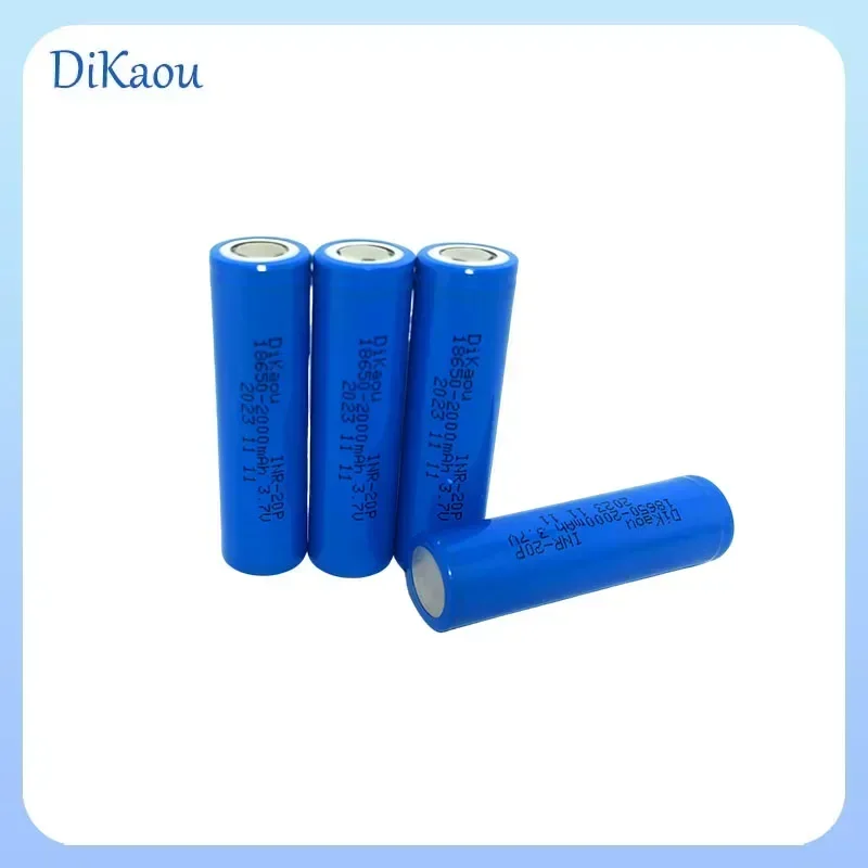 100% Brand New True Capacity 3.7V 2000mAh 18650 Rechargeable Lithium-ion Battery Suitable for Bright Flashlight Electronic Toys