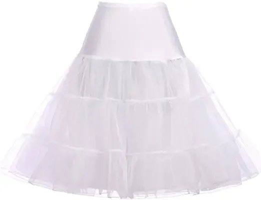 Women 50s Petticoat Skirts Tutu Crinoline Underskirt 2024