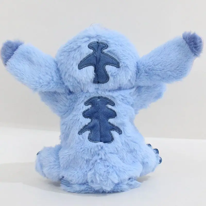 Disney Embroidery Anime Plush Cute Pencil Box Kawaii Pencil Case Girls' School Home Stationery Box Lilo&Stitch Plush Bag Gift