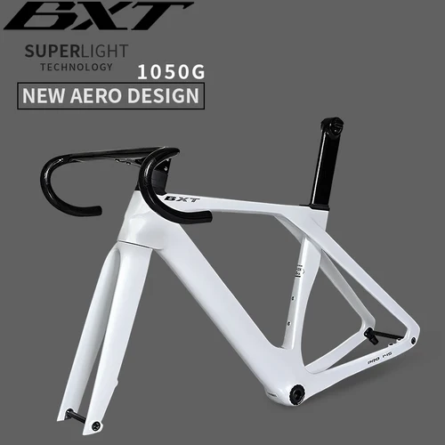 BXT-Cuadro de bicicleta de carretera con disco de carbono totalmente oculto, cuadro de bicicleta de carretera ligero, cuadro de bicicleta de carretera aerodinámico BB T47