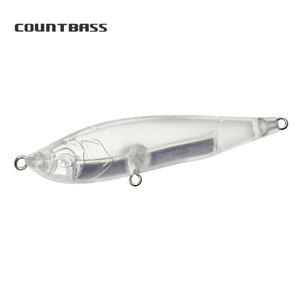 

Countbass 10Pcs Blank Hard Lures 65mm/2.6" 9.4g/0.33oz, 80mm/3.2" 13g/0.47oz Fixed Weight Sinking Unpainted Fishing Pencil