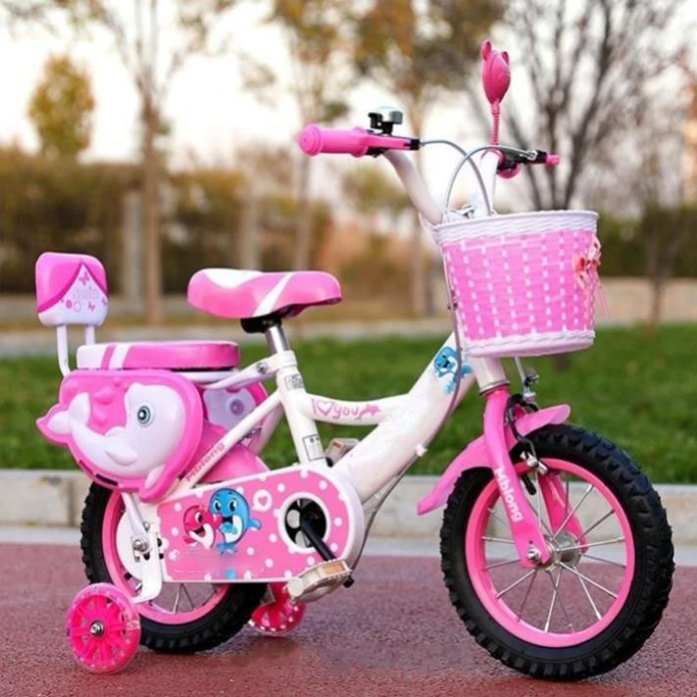 New Multicolors Children Bicycle Storage Hand Woven Bike Front Carrier Scooter Handlebar Basket Bike Basket