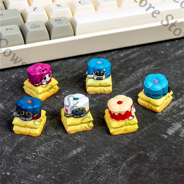 

Anime Honkai: Star Rail Seele Sparkle Argenti Kafka Blade Ruan Mei Cosplay Cartoon Resin Keycap Mechanical Keyboard Keycaps Gift