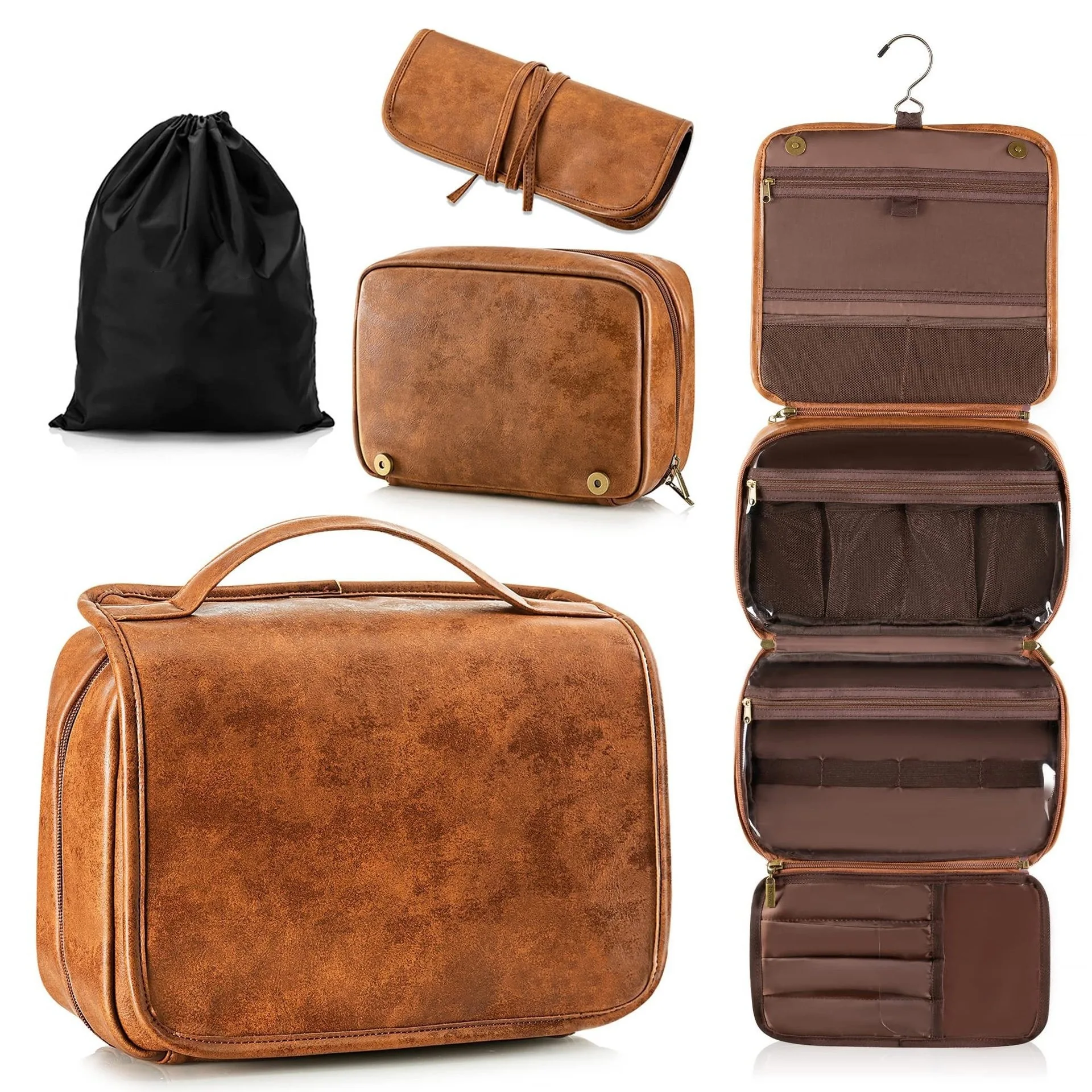 

Дорожная косметичка, женская большая вместительная косметичка, портативный органайзер для хранения туалетных принадлежностей, вертикальный отдельно стоящий держатель для кистей