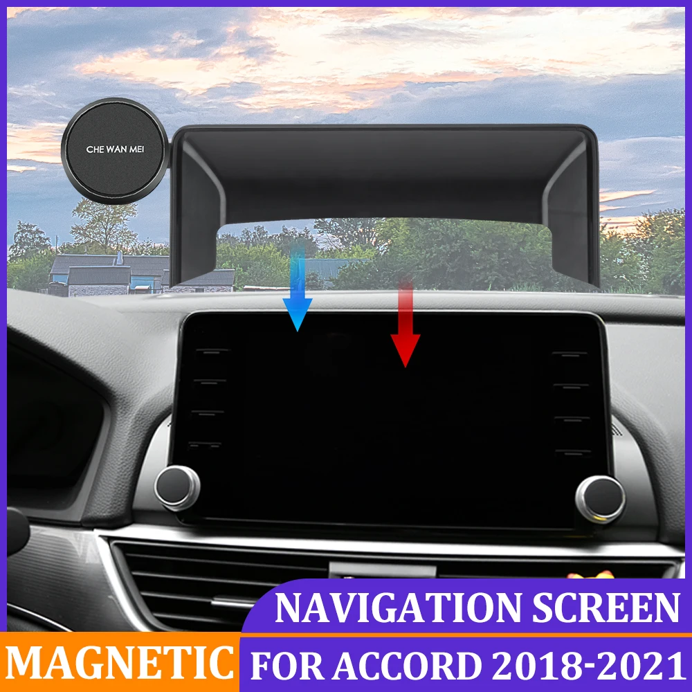 

Магнитный навигационный кронштейн для телефона для Honda ACCORD 10 2018 2019, автомобильный держатель для телефона с экраном Navi, подставка для ACCORD 2020 2021