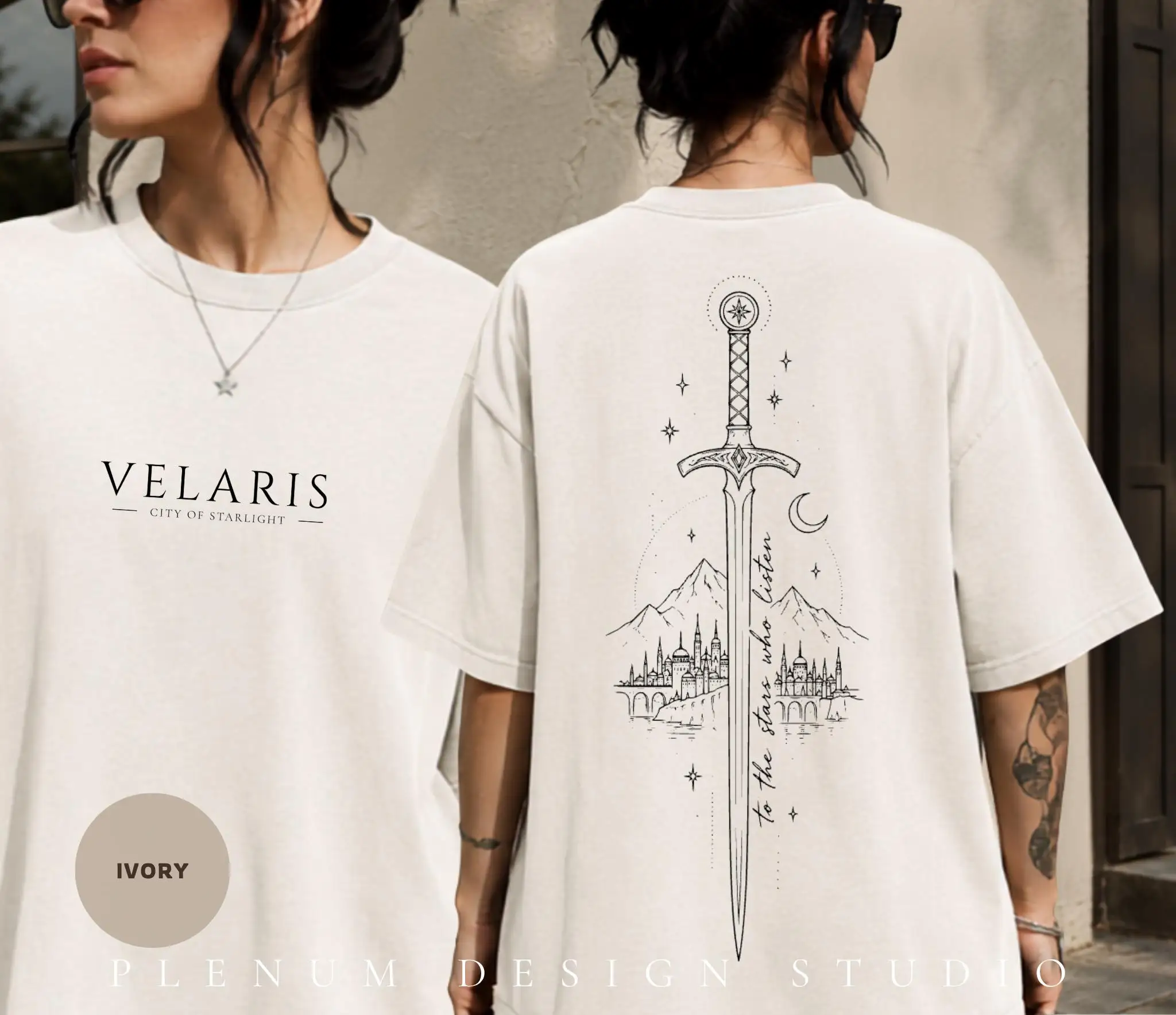 Velaris ACOTAR T-shirt, A Gift for Romance Novel Readers Sarah J. Mas Book T-shirt From Starlight City, A Must-have for SJM Fans