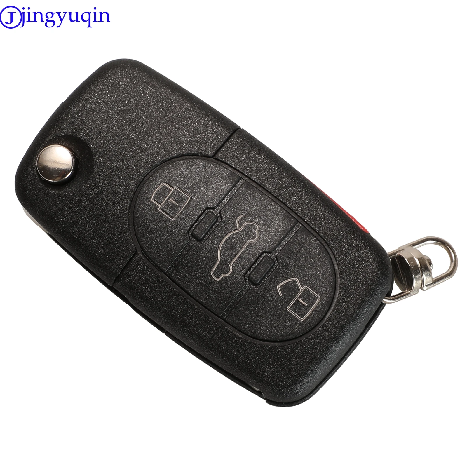 jingyuqin Remote 2/4 button Folding Car Key Shell Case For Volkswagen Vw Jetta Golf Passat Beetle Skoda Seat Polo B5