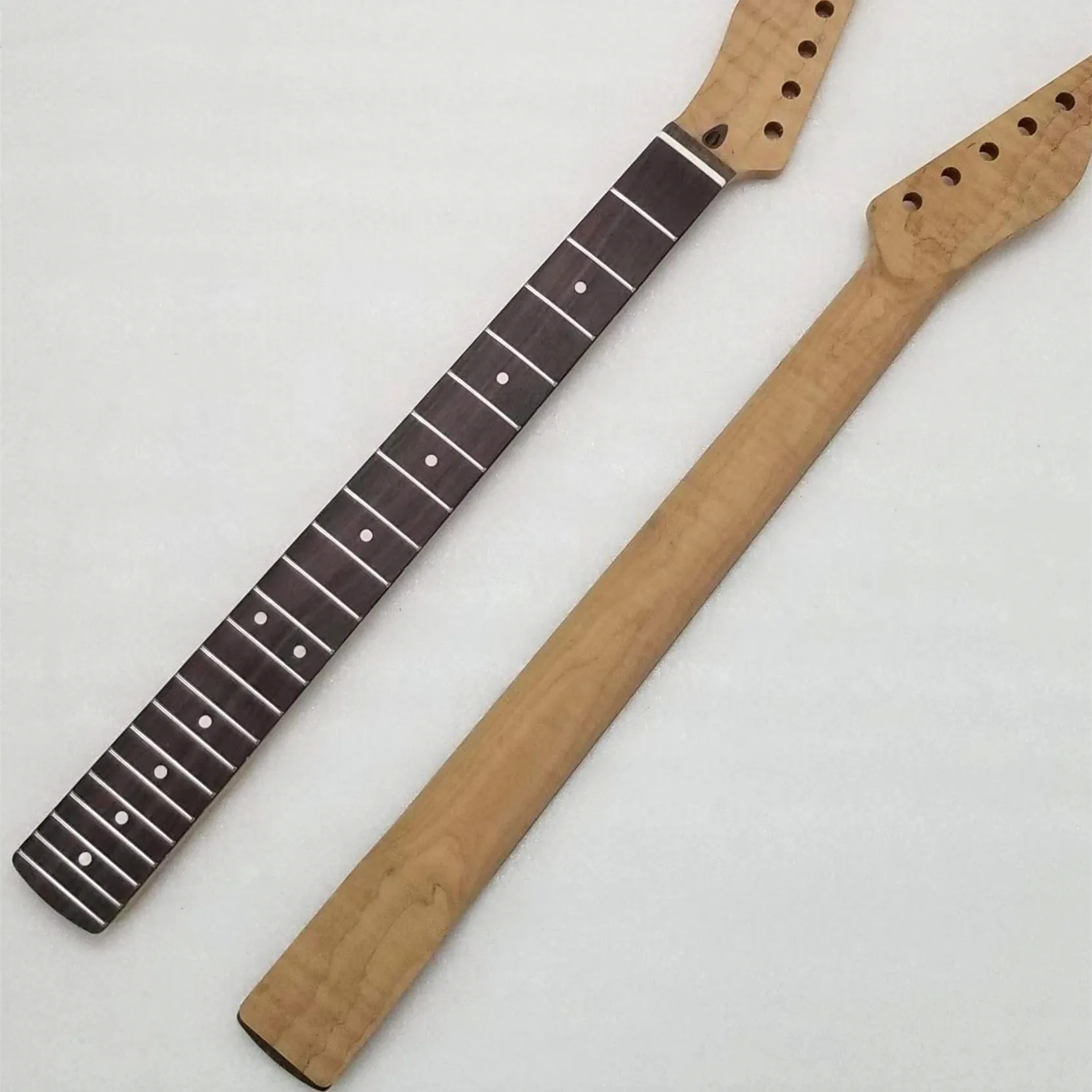 

Guitar Neck 22 Frets Rose Maple Wood Left Handed TL Electric Guitar Neck Solo Guitar Neck