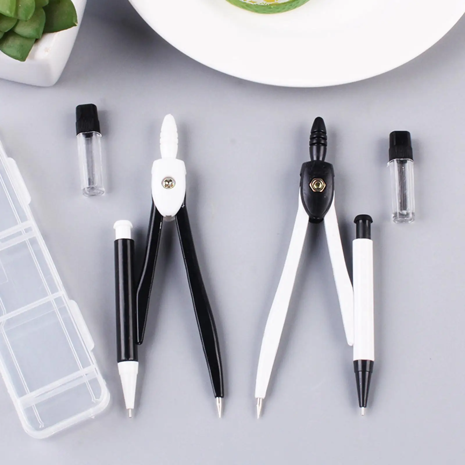 5X Drawing Compass Professional Draw Circle Tool for Geometry Teachers