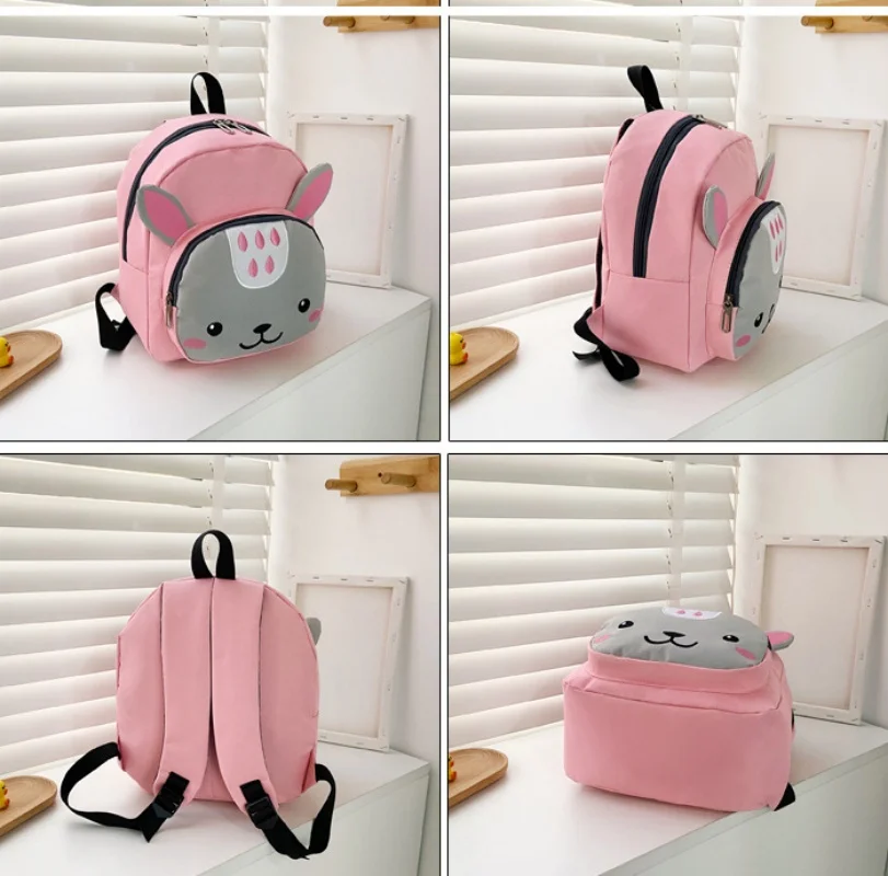 Personal isierte Kinder rucksack Cartoon Tier Jungen und Mädchen Kindergarten Rucksack niedlichen Baby leichten Reise rucksack