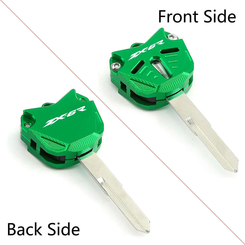 Nuevo para KAWASAKI ZX6R ZX-6R ZX 6R motocicleta CNC cubierta de llave protección Shell bordado llavero funda accesorios