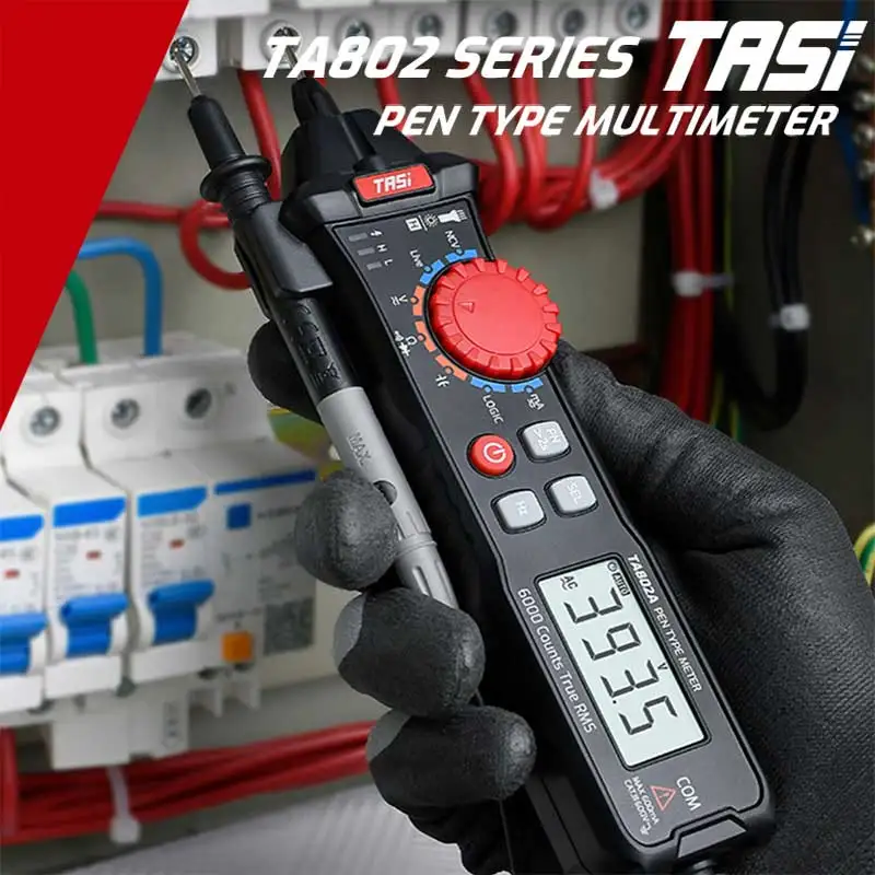 TA802A TA802B Digital Multimeter Pen Multimeter Tester Auto Range Handheld Professional MultiMeter Multimetro AC/DC NCV Tester