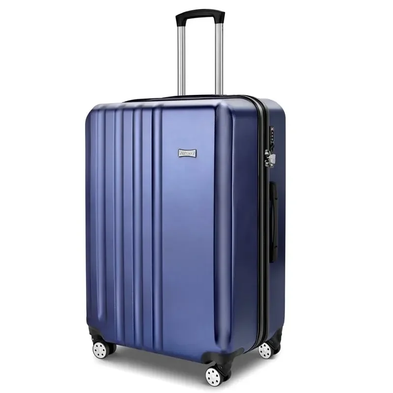 New 24 inch PC+ABS Luggage Suitcase with Spinner Wheels and Built-In TSA Lock for Carry-On.