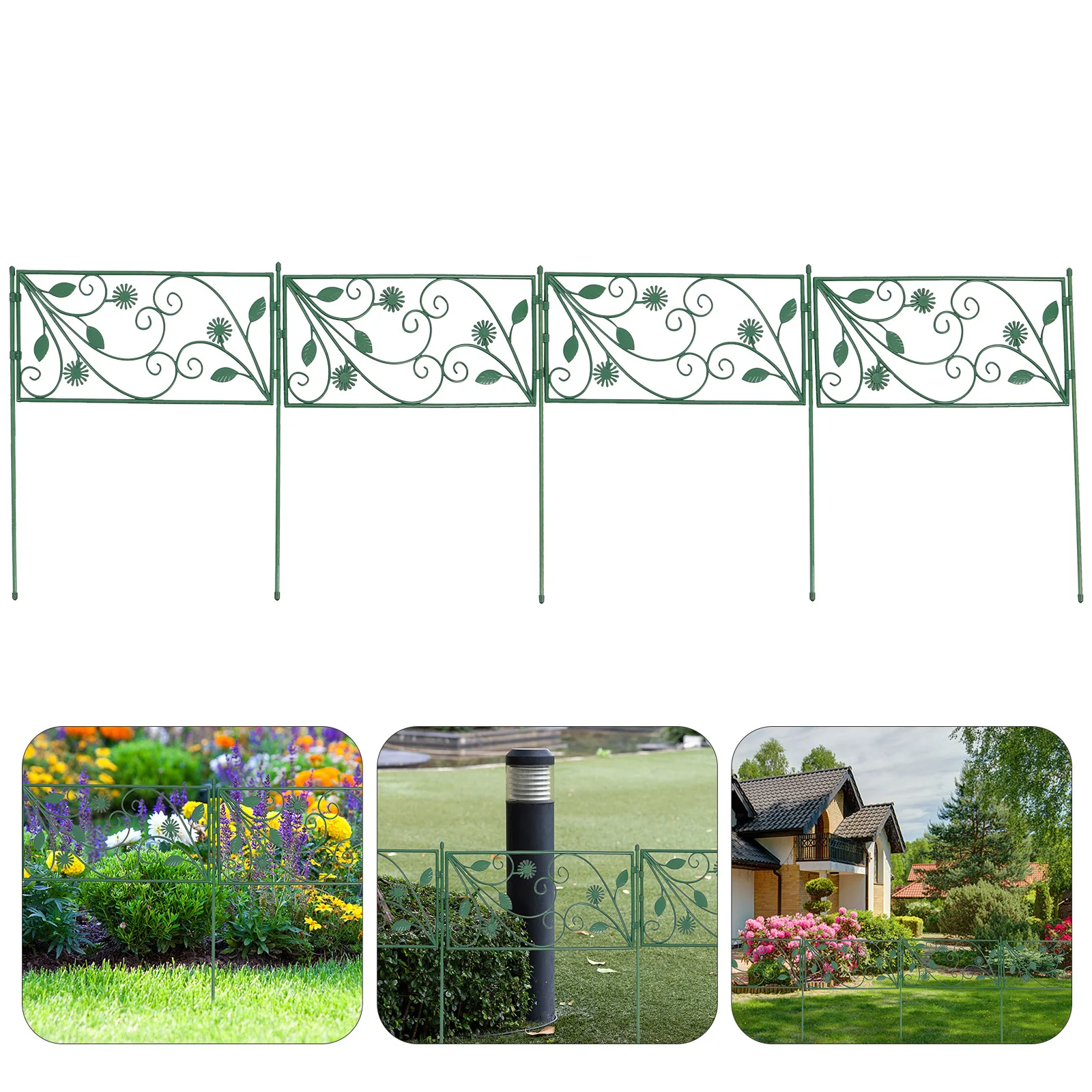 

1Set Climbing Plant Trellis Durable Reusable Garden Fencing Decorative Supports Patio Lawn Yard Decorative Fences