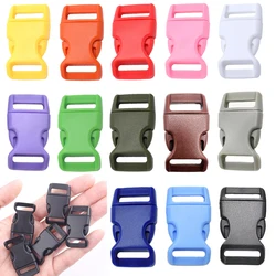 12pcs/pack 5/8'' Plastic Colorful Contoured Side Release Buckles Webbing Size 16mm For Paracord Bracelets/Backback