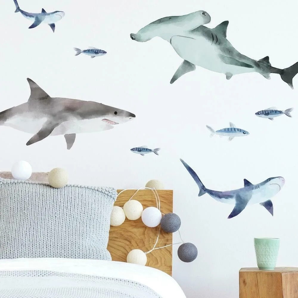 

RoomMates Sharks Peel and Stick Wall Decals