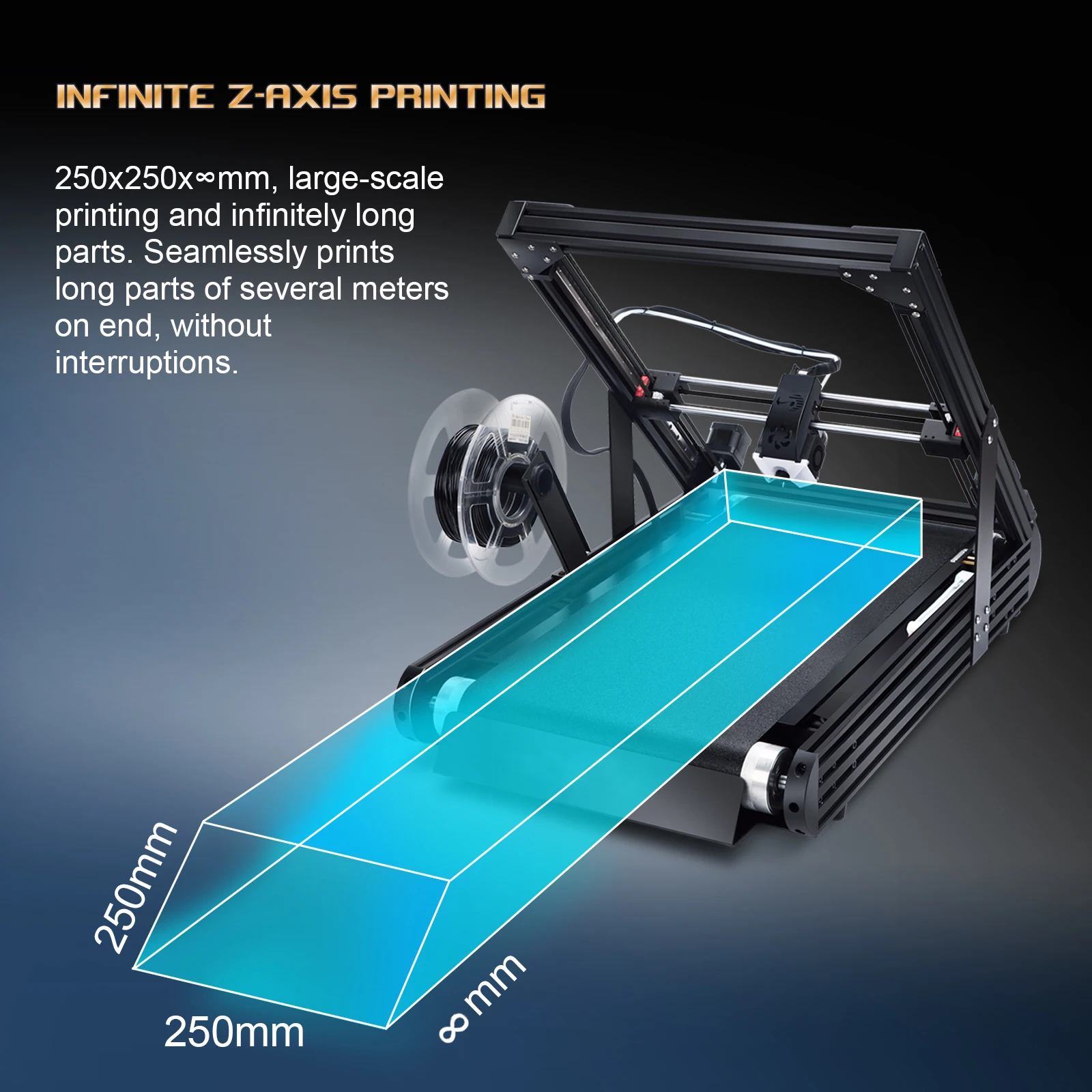 IR3 V2 Riem Printer Oneindige Z-as Riem Afdrukken Batch Print Hoge Kwaliteit Metalen Transportband FDM 3d Printer