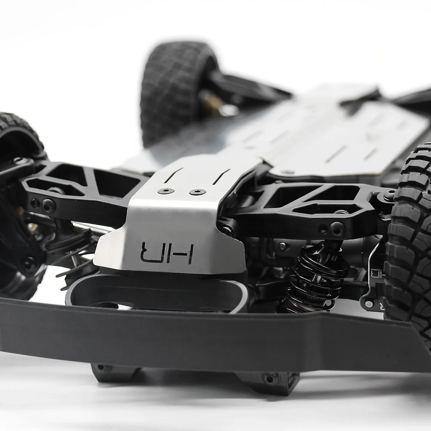 HR Traxxas Mini Slash 4x4 Placa de protección inferior delantera, media y trasera integrada de acero inoxidable