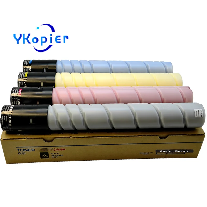 

Оригинальный картридж с тонером Repack TN321 Black 500G CMY 400G для Konica Minolta BH C364 C224 C284 C7822 C7828