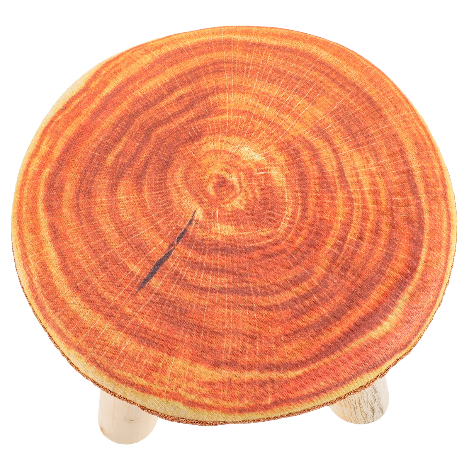 

Solid Wood Cartoon Round Lightweight Portable Toddler Small Stool Kids Wooden Step Stool Safe Use Children Sofa Bench Sturdy
