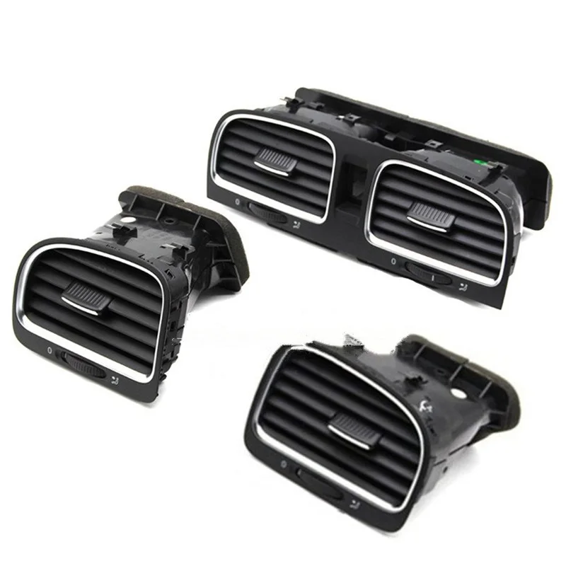 

Car Interior Air Conditioning Outlet Center Armrest Air Vent Assembly For VW Golf 6 GTI MK6 2009 2010-2013 5KD 819 703 5KD819704