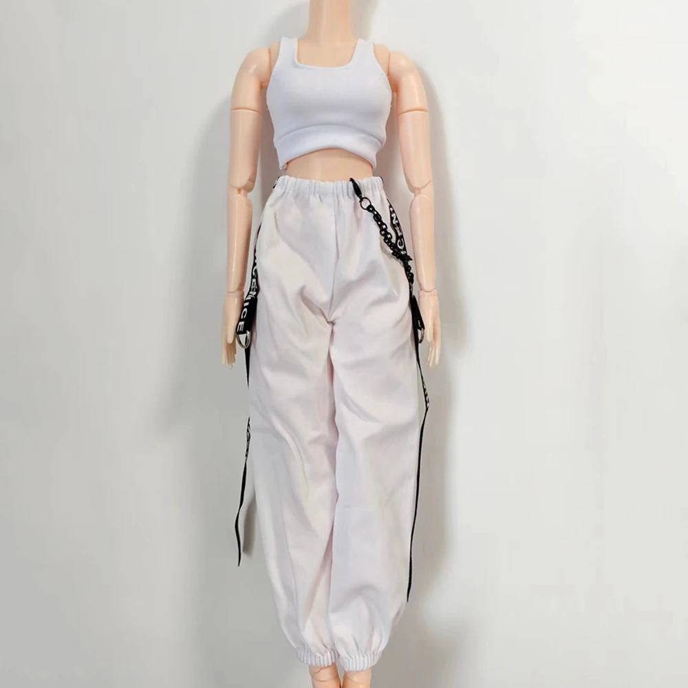 موضة 1/4 1/6 ملابس الدمى دعوى ل 45/30 سنتيمتر Bjd دمية تانك القمم + السراويل فتاة اللعب فستان اللعب منزل إكسسوارات دمي ، لا دمية