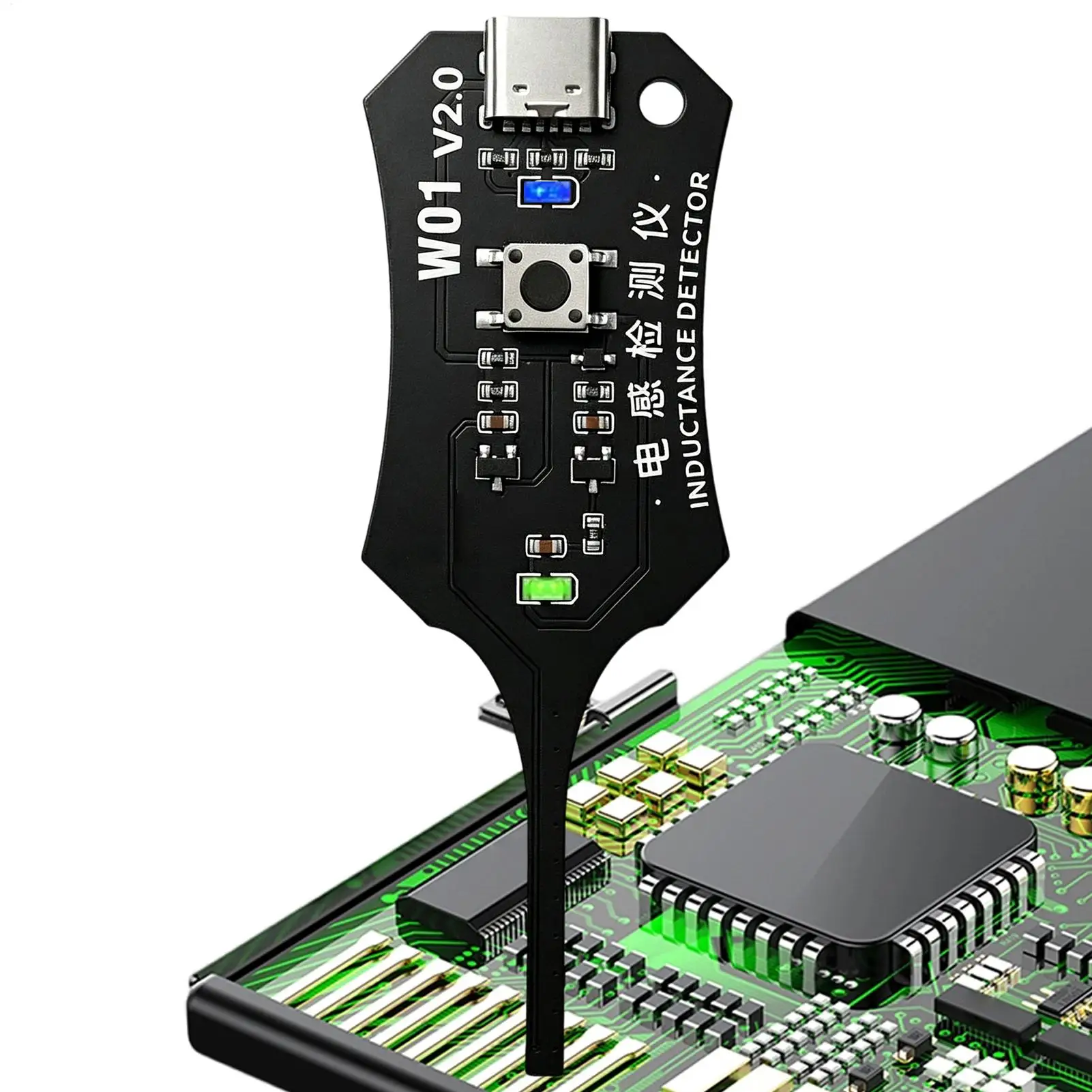 Testeur de carte mère, testeur d'inductance, testeur de bobine de carte mère, outil de diagnostic rapide pour les pannes d'induction électromagnétique