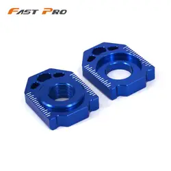 CNC Rear Axle Block Chain Adjuster For Husqvarna TC85 TC125 TC250 TE TX FC FE 125 150 250 350 450 501 Motorcycle Dirt Bike