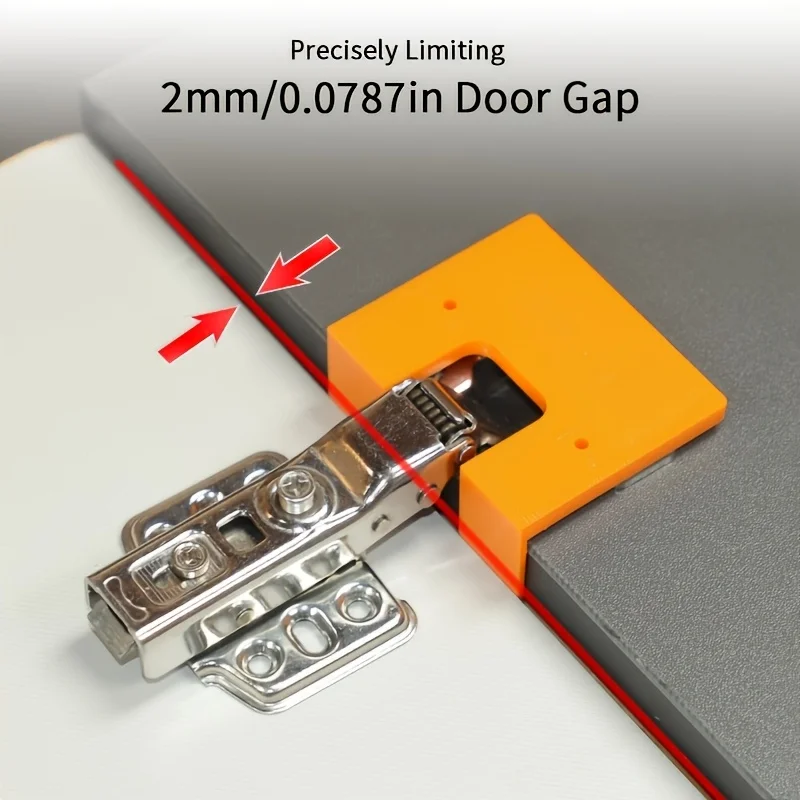 Quick hinge installation fixing plate, no need to adjust hinge hole positioning tool, used for cabinet door installation