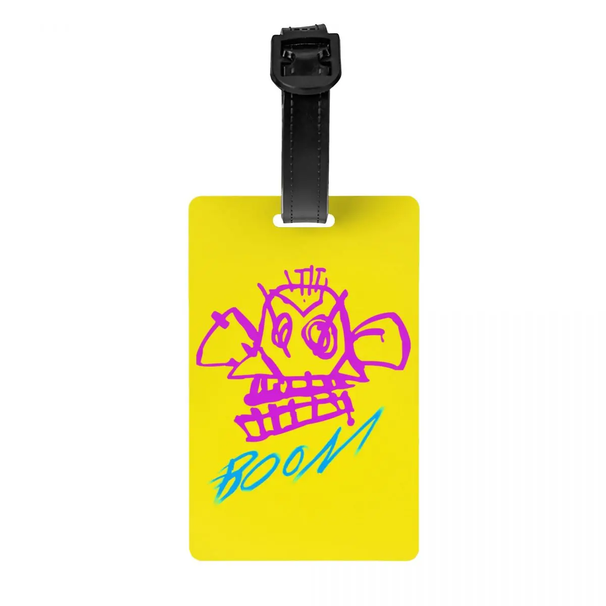 

Hot Anime Arcane Jinx Luggage Tag for Suitcases Monkey Graffiti Privacy Cover ID Label