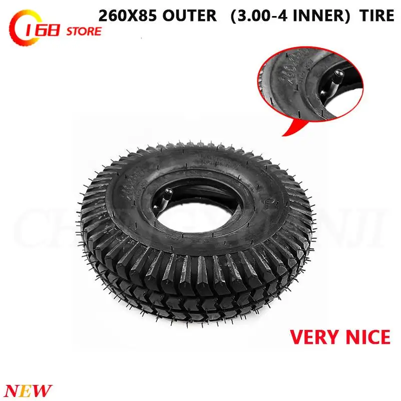 3.00-4 ( 260x85 ) tyres inner tube for Gas scooter bike wheelChair motorcycle 10''Electric Scooter Wheel tires
