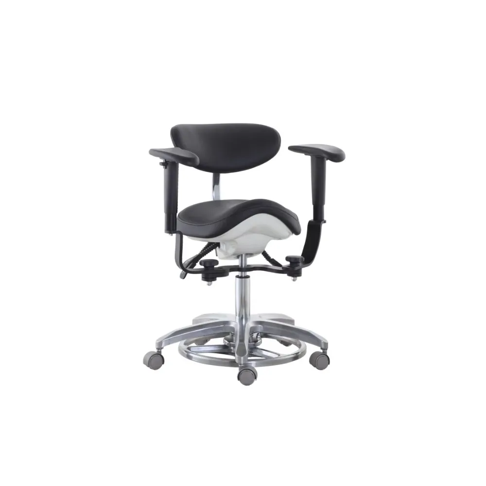 Hospital Saddle Chair Ergonomic Saddle Stool Doctor Assistant Dentist Chair for Dental Procedures