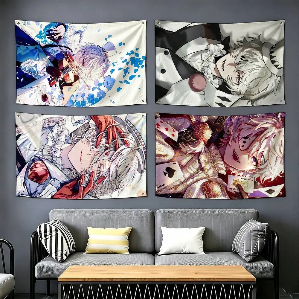 

Anime Nikolai Gogol Flags Wall Hanging Tapestry Outdoor Garage Room Decorative flag Background Blanket