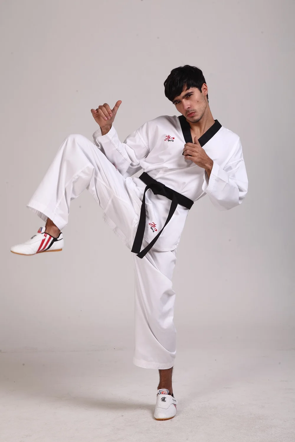 Taekwondo Suit TKD Dobok Student Uniform With Belt Karate Gi Martial Arts