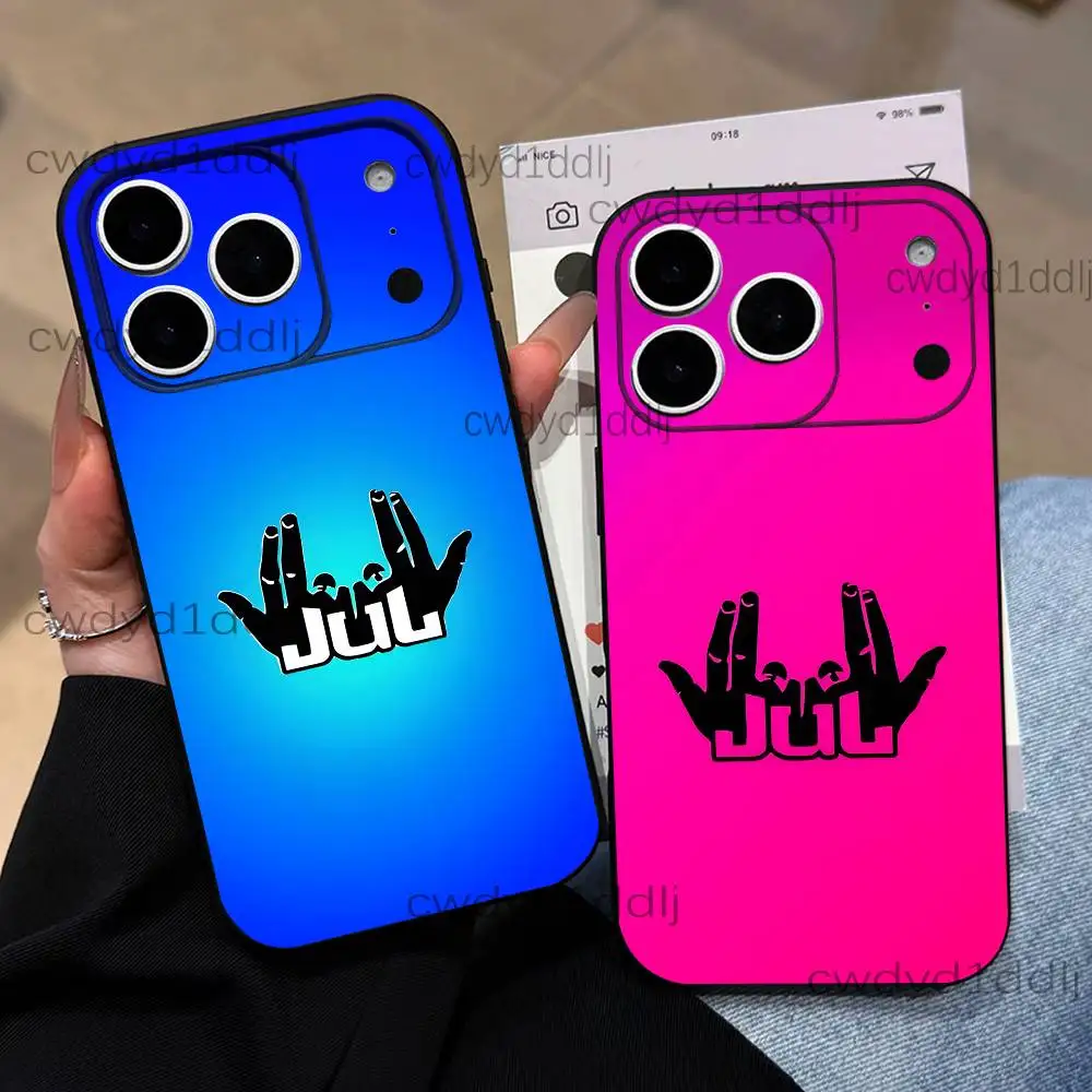 

H-Hots Juls Rapper Logo Phone Case For iPhone 17,16,15,11,12,14,13 Pro Max Mini XS,XR,7 Plus 16E Air Soft Covers Fundas