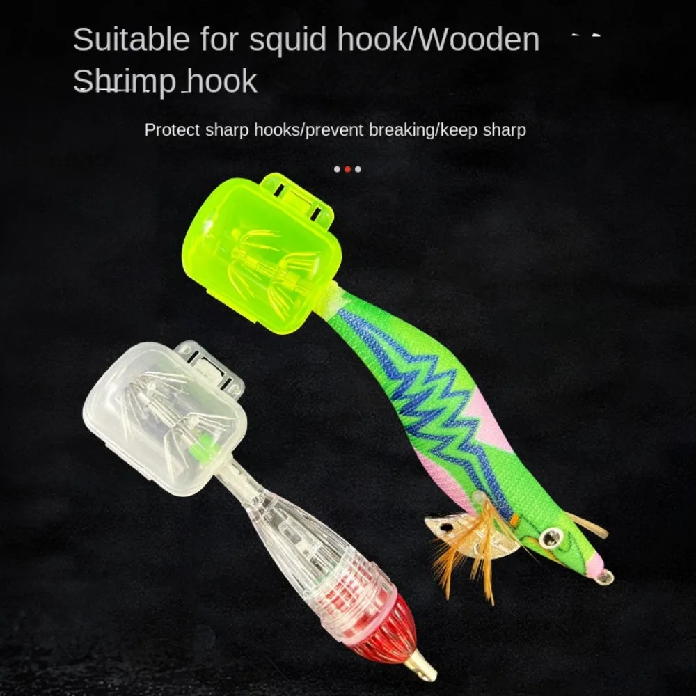 

High Quality Bonnets Hooks Covers Case Durable Plastic Fishing Treble Hooks fishing hook White/Green Caps Protector Hot