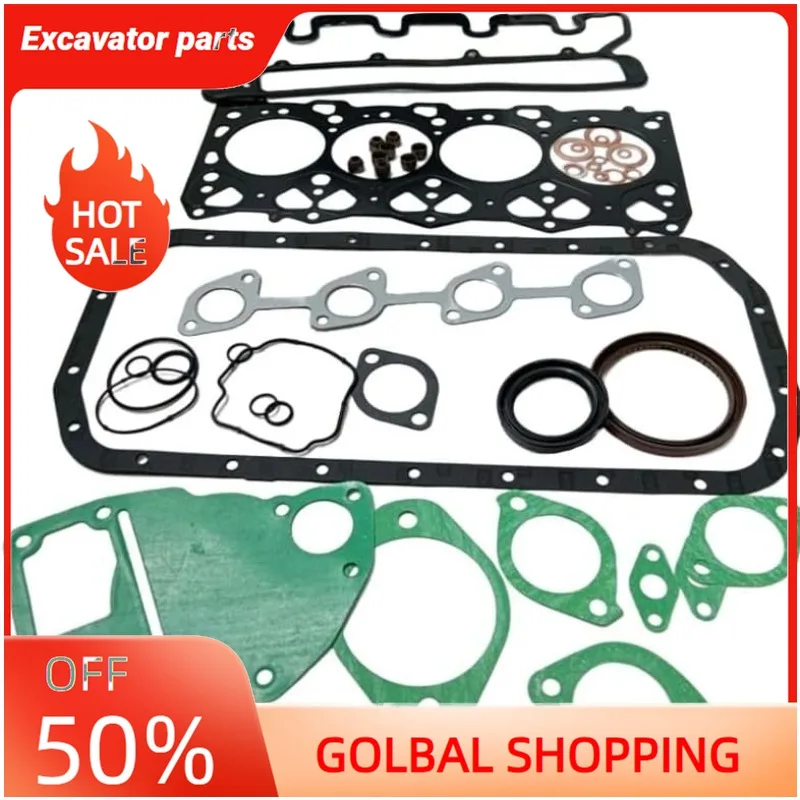 

Комплект прокладок для капитального ремонта послепродажного обслуживания 02/802737 02/802738, подходит для экскаватора 4LE1 двигателя 8065RTS 8055ZTS 8055RTS 8065ZTS