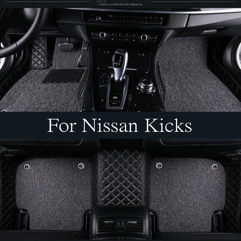 

Car Floor Mat for Nissan Kicks P15 SV e-Power 2018~2023 2019 2020 Panel Foot TPE Liner Carpet Pad Custom Cover Rug trunk mat