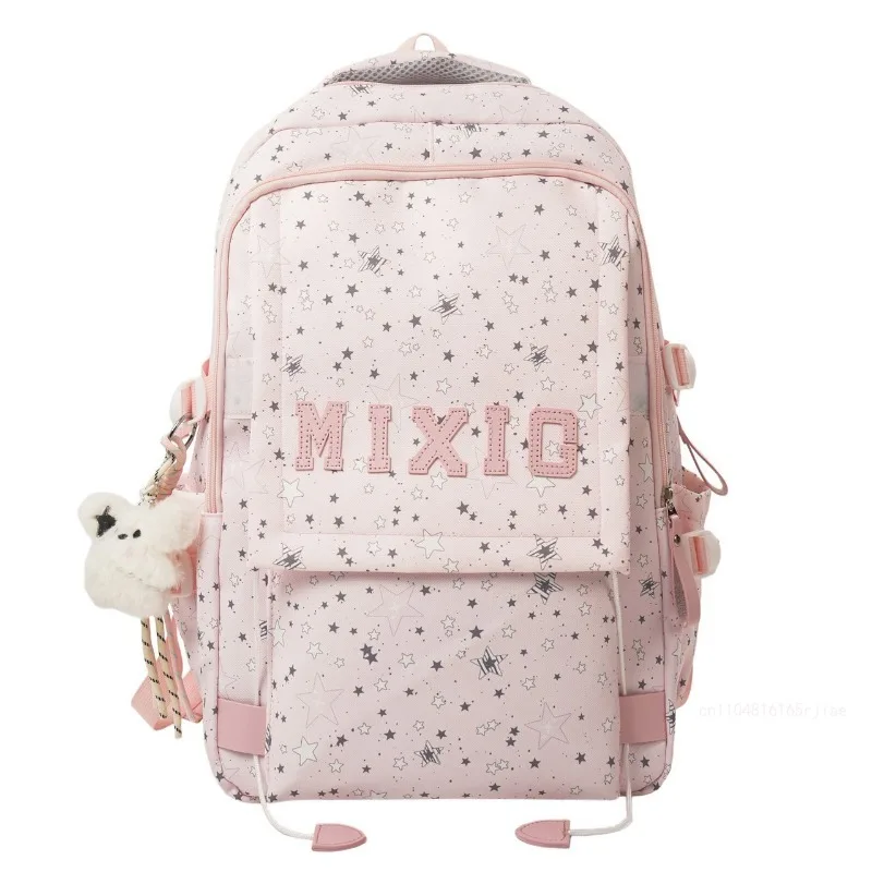 New Student Backpack Fashionable and High-quality Large Capacity Women's Backpack Cartoon Multifunctional Storage Backpack