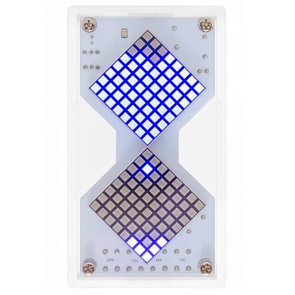 Zestaw DIY do samodzielnego montażu: Matryca LED, komponenty, klepsydra, timer z czujnikiem grawitacyjnym, zestaw do ćwiczeń lutowania PCB, podwójne zasilanie DC5V — zdjęcie produktu 7