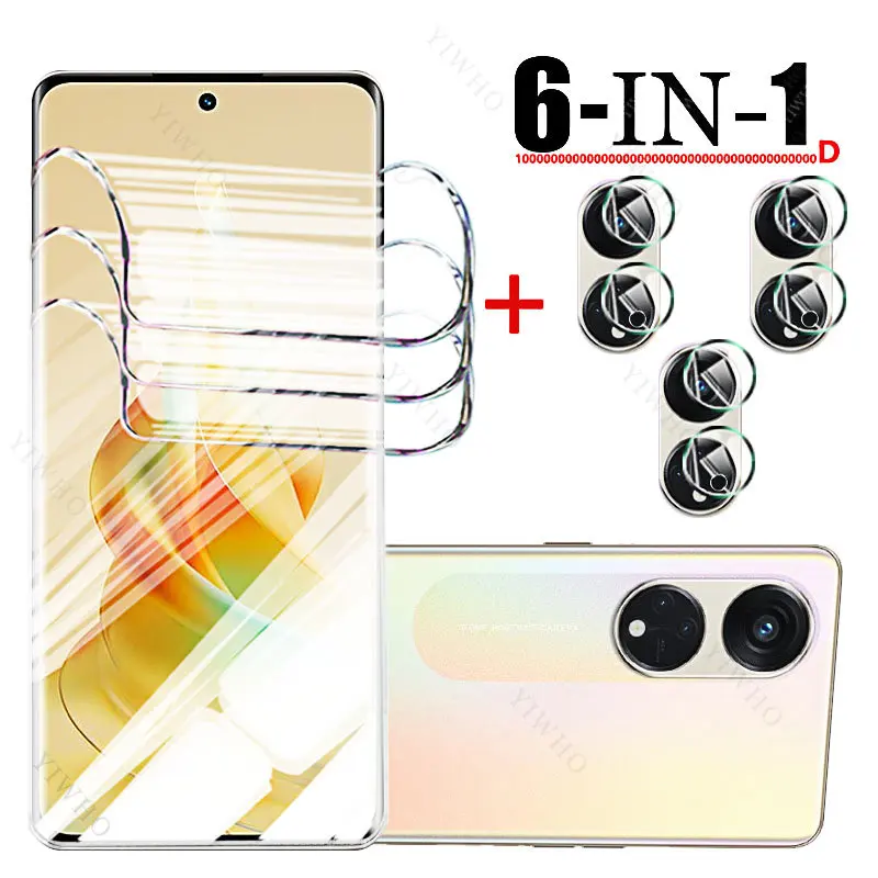 Camera Glass Front Hydrogel Film for Oppo Reno8 T Screen Protectors Full Coverage for Oppo Reno 8T 8 T Reno8T 5G Soft Protective