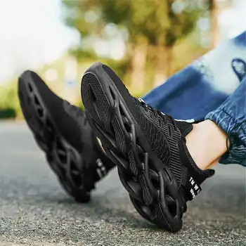 high sole round toe black shoes mens sneakers Walking sneakers for summer men Loafer men sport luxe kawaiis global brands YDX2