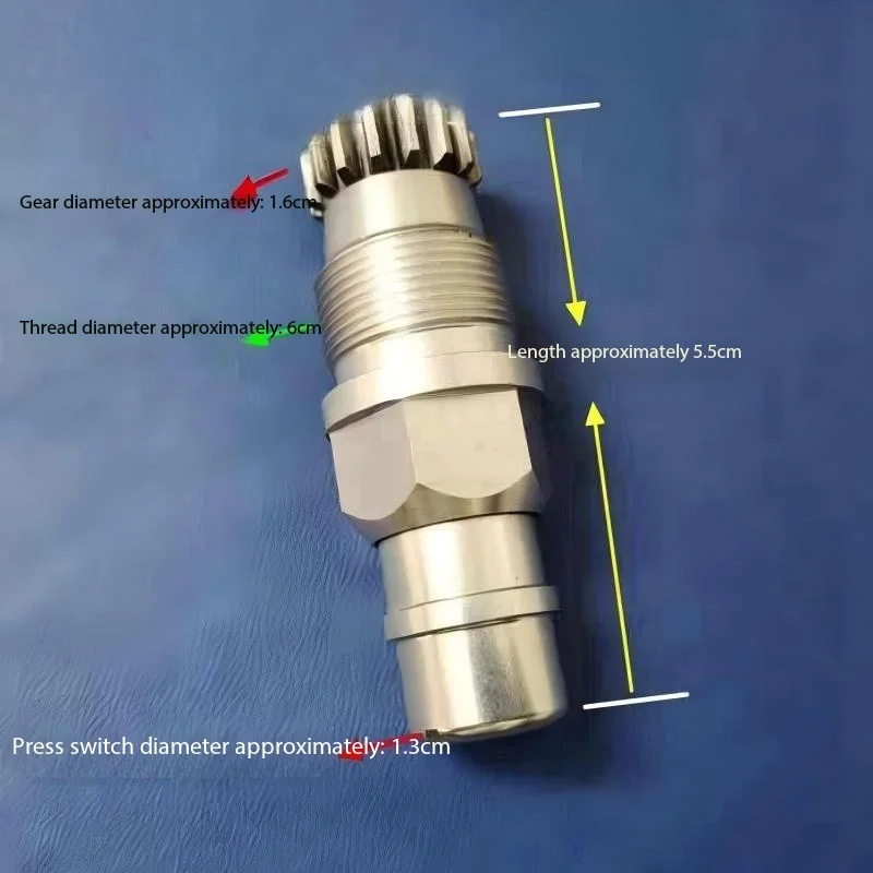 High-Density Aluminum Alloy Prosthetic Limb Lock Cylinder 15-Tooth Lock Prosthetic Limb Locking Bar Accessory for Prosthetics