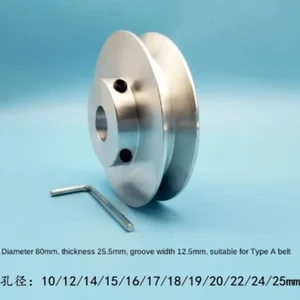 Đơn A, Loại A, Chất lượng cao, 40mm, 60mm, 80mm, 1 mảnh Ròng rọc bán hàng chính cho cáp thép - 1